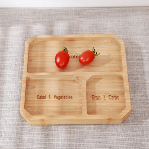 Superior Durable Eco-friendly Wood Plate For Baby Feeding Plate