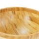 Manufacturer Wholesale Bamboo Wooden Hand Made Polished Organic Round Fruit Noodle Salad Bowl