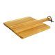 Rectangle Bamboo Pizza Peel with Folding Handle