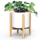 Good Quality Garden And Outdoor Modern Adjustable Mid Century Natural Bamboo Plant Stand For Flower Pot