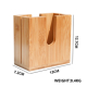 Customized New design Wooden Natural Wood Bagel Slicer Holder Easy to Use Youlike Bamboo