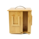 Rotating Natural Bamboo Tea Bags Organizer Wooden Storage Box 4 Compartment Tea Bag Dispenser Holder Household Product