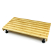 Dual-purpose Large Bamboo Chopping Cut Board Stove Cover Cutting Boards with Adjustable Legs and Juice Groove