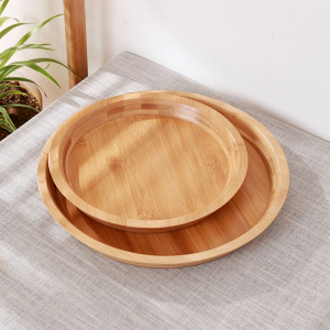 Simple Environmentally Safe Bamboo Party Dinner Plate fruit plate