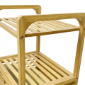 Wholesale Factory Price New Household Essentials Tilt-Out Natural Bamboo Wood Storage Shelf Laundry Hamper