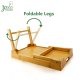 Bamboo Bed Tray Table with Foldable Legs, Adjustable Laptop Desk  Bed Desk Table Tray Stand Bed Tray Table with Handles