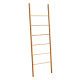 Decorative Bamboo 6-Rung Blanket Wood Ladder Hotel Towel Rack For Home And Bathroom