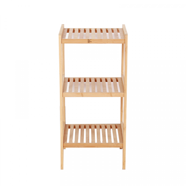 Bamboo Bathroom Shelf 3-Tier Multifunctional Storage Rack & Holder