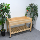 Custom Premium Elevated Wood Raised Garden Bed Planter Box Stand for Growing Fresh Herbs Vegetables Flowers