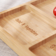 Superior Durable Eco-friendly Wood Plate For Baby Feeding Plate