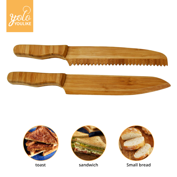 Youlike Recyclable Chef Knives and Serrated 8