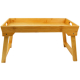 Bamboo Bed Tray Table with Foldable Legs, Adjustable Laptop Desk  Bed Desk Table Tray Stand Bed Tray Table with Handles