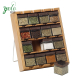 Wholesale Decorative Countertop Bamboo Inspirations 16-Cube Spice Rack without Spice Jars