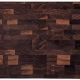 Luxury Flexible Large End Grain Black Walnut Cutting Board For Kitchen With Juice Groove