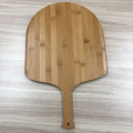 Custom Size Long Handle Natural Efon Bamboo Wooden Pizza Peel Paddle Board 12 inch Set Kit With Cutter