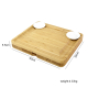 Premium Bamboo Cheese Cutting Board Set - Wood Charcuterie Board Set and Cheese Serving Platter with Drawer for Gift