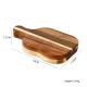 Acacia Wood Cheese Board and Knife Set Platter Serving Tray Charcuttery Meat Platter With Knife Set For Mother's Day