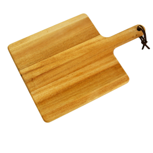 Rectangle Bamboo Pizza Peel with Folding Handle