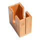 Customized New design Wooden Natural Wood Bagel Slicer Holder Easy to Use Youlike Bamboo