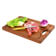 3 Piece Bamboo Cutting Board Set Sizes- 8x6