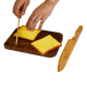 Youlike Bamboo Bread Knives Set Bamboo Bread Slicer with Knife Kitchen Knife Set with Wooden Block