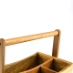 Special Cutlery and Utensil Holder Kitchen Utensil Caddy Bamboo Cutlery Caddy