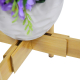 Bamboo Wooden Plant Stand Indoor Outdoor Garden Planter Flower Pot Shelf