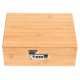 Large Size Bamboo Decorative Box Wood Stash Box Rolling Tray Jar Rolling Kit Lockable Storage