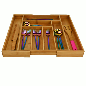 YOULIKE Bamboo Utensil Spoon Holder 13