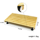 Dual-purpose Large Bamboo Chopping Cut Board Stove Cover Cutting Boards with Adjustable Legs and Juice Groove