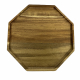 High Quality Octagonal Kitchen Tableware Plate Acacia Wood Steak Plate Serving Platter For Party