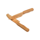 Youlike Bamboo Bread Knives Set Bamboo Bread Slicer with Knife Kitchen Knife Set with Wooden Block