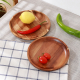 Good Quality New Design Heart Shaped Bamboo Tray Acacia Wood Food Dry Fruit Serving Plate