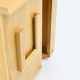 Rotating Natural Bamboo Tea Bags Organizer Wooden Storage Box 4 Compartment Tea Bag Dispenser Holder Household Product