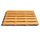 Wholesale Foldable Bamboo Bath Mat for Shower with Non-Slip Rubber Feet for Indoor or Outdoor Use