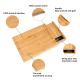 Kitchen Use Wooden Chopping Block Cutting Boards & Tray Bamboo Smart Cut Board with Removable Food Scale Digital