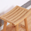 Solid Teak Wood Shower Bench