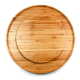 Small Round Wooden Bamboo Cheese Board Platter Tablas De Madera Para Quesos With Knife Set  For Kitchen