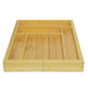 High Quality Bamboo Flatware Tray for Expandable Kitchen Drawer Organizer and Utensil Organizer