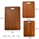 3 Piece Bamboo Cutting Board Set Sizes- 8x6