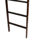 Hot Sale Rustic Wood Blanket Ladder Storage Display Stylish Wooden Rack for Blankets, Throws, Quilts, Scarves