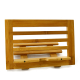 Adjustable Bamboo Wood  Book Stand Reading Recipe Book Holder