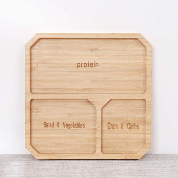 Superior Durable Eco-friendly Wood Plate For Baby Feeding Plate