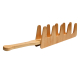 2022 Youlike Sustainable Bamboo Wood Fancy Taco Rack Plate Container Holder with Handle Non Crushing